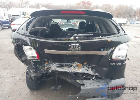 2011 Kia Sorento Ex V6 из США, поврежденный, VIN 5XYKUDA23BG090858